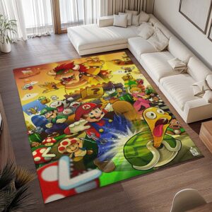 Alternative view of Super Mario – Charaktere 13 Teppich - TOK