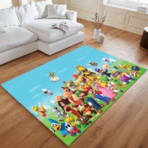 Alternative view of Super Mario – Charaktere 15 Teppich - TOK