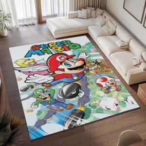 Alternative view of Super Mario – Charaktere 23 Teppich - TOK