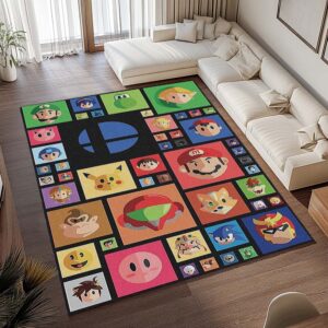 Alternative view of Super Mario – Charaktere 26 Teppich - TOK