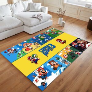 Alternative view of Super Mario – Charaktere 28 Teppich - TOK
