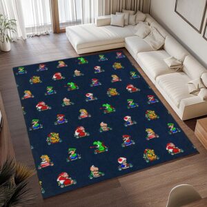 Alternative view of Super Mario – Charaktere 30 Teppich - TOK
