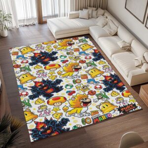 Alternative view of Super Mario – Charaktere 31 Teppich - TOK