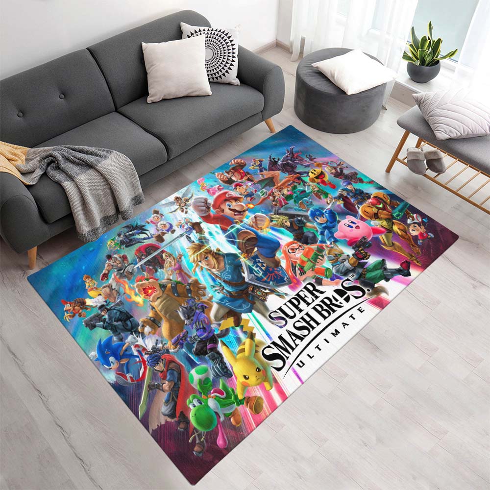 Super Mario – Charaktere 9 Super Bros Teppich - TOK