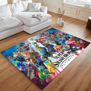 Alternative view of Super Mario – Charaktere 9 Super Bros Teppich - TOK