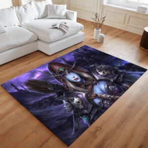 Alternative view of Sylvanas Windläufer World of Warcraft Teppich - TOK