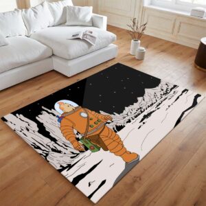 Alternative view of Tim und Struppi – Schritte auf dem Mond 2 Teppich - TOK