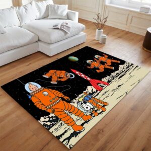 Alternative view of Tim und Struppi – Schritte auf dem Mond Teppich - TOK