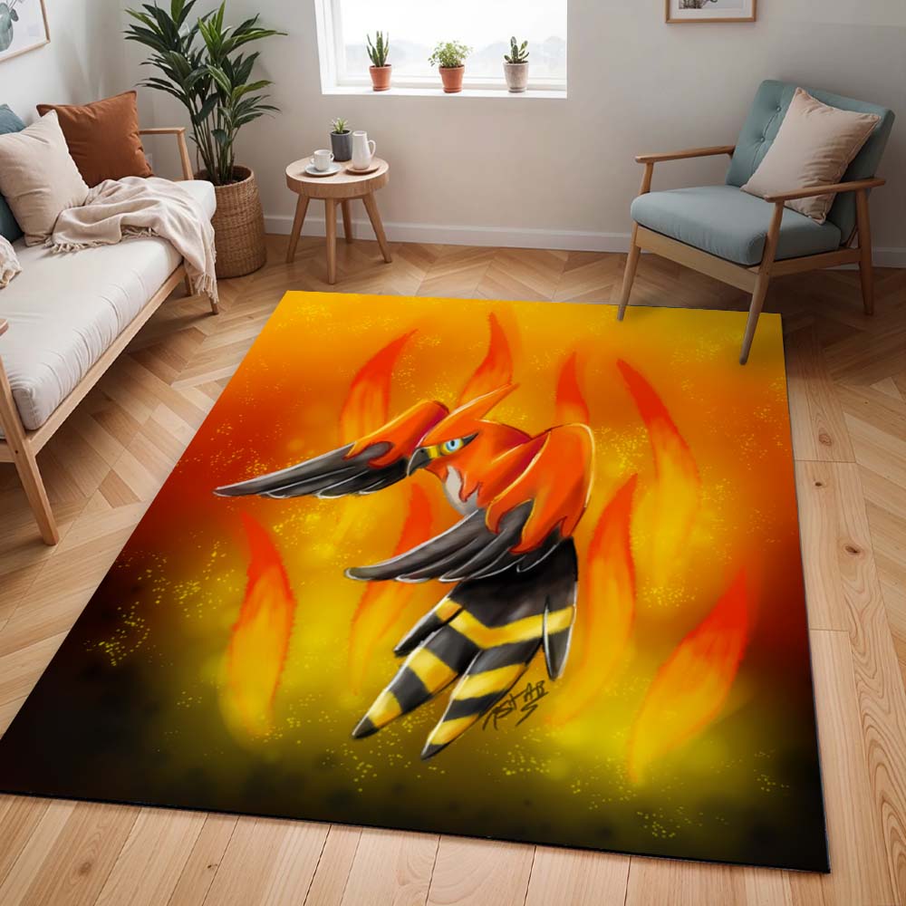 Fiaro Pokémon - Talonflame Pokemon 4 Teppich - TOK