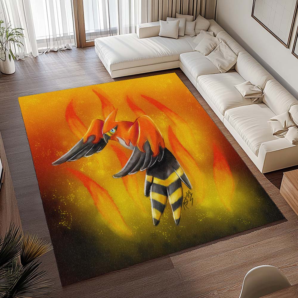Fiaro Pokémon - Talonflame Pokemon 4 Teppich - TOK – Bild 2