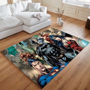 Alternative view of Die Besten Justice League Helden Teppich - TOK