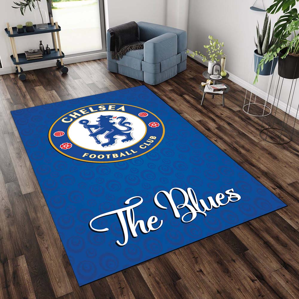 The Blues Chelsea Fußballclub Sportteam 05 Teppich