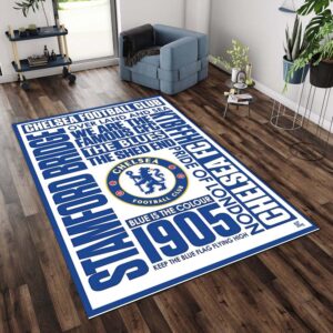 The Blues Chelsea Fußballclub Sportteam 09 Teppich