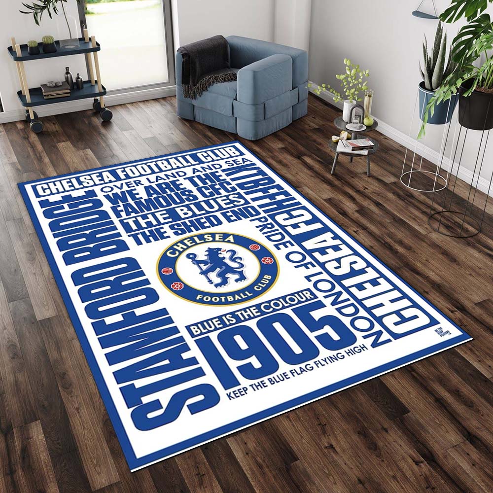 The Blues Chelsea Fußballclub Sportteam 09 Teppich