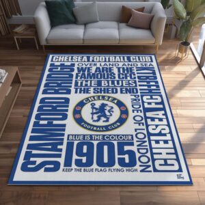 Alternative view of The Blues Chelsea Fußballclub Sportteam 09 Teppich