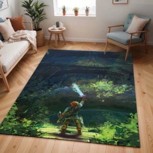 Die Legende von Zelda Link im Wald Teppich - TOK