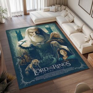 Alternative view of Der Herr der Ringe Die zwei Türme Teppich - TOK