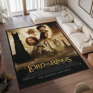 Alternative view of Der Herr der Ringe Die zwei Türme Die Reise geht weiter Teppich - TOK
