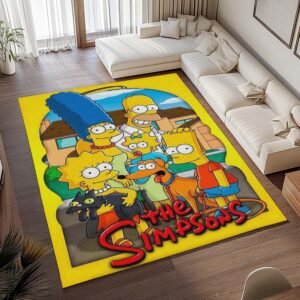 Alternative view of Die Simpsons – Alle Charaktere 03 Teppich - TOK