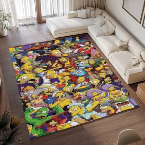 Alternative view of Die Simpsons – Alle Charaktere 07 Teppich - TOK