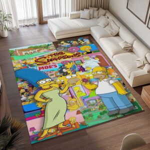 Alternative view of Die Simpsons – Alle Charaktere 12 Teppich - TOK
