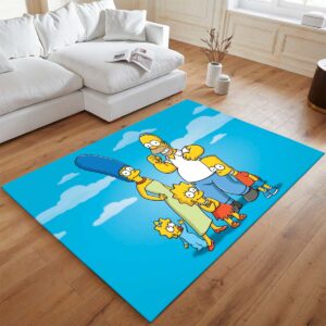 Alternative view of Die Simpsons – Alle Figuren 14 Teppich - TOK