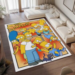 Alternative view of Die Simpsons – Alle Charaktere Teppich - TOK