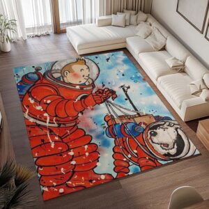 Alternative view of Tim und Struppi – Schritte auf dem Mond Teppich 2 - TOK