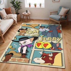 Tom und Jerry – Cartoon-Figuren 15 Teppich - TOK