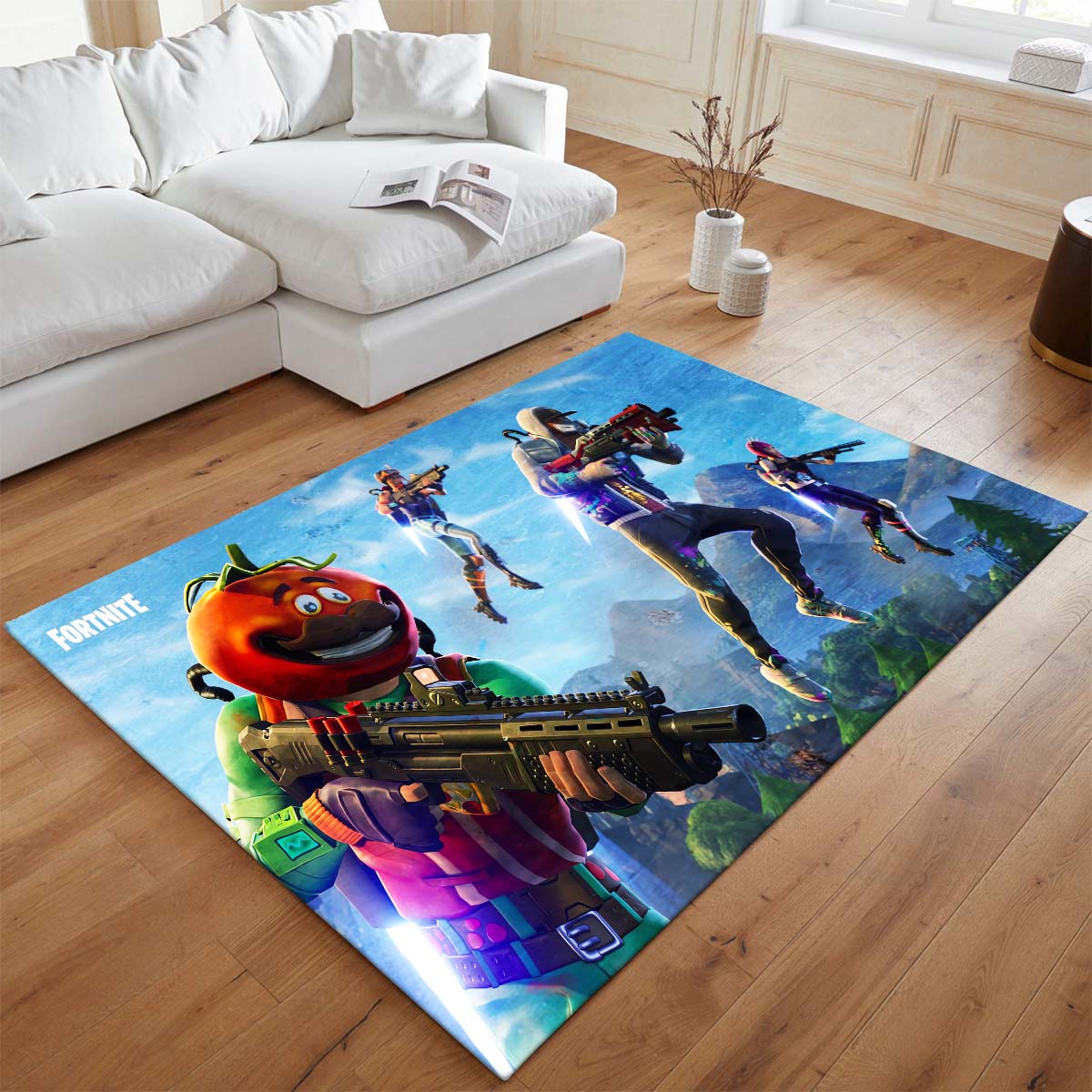 Tomatenkopf Fortnite Teamkampf Sprungtrupp Teppich - TOK – Bild 2