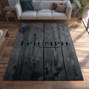 Alternative view of Triumph Wooden Style Teppich - Teppich mit Automotiv-Motiv