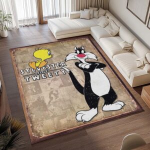 Alternative view of Tweety und Sylvester – Looney Tunes 03 Teppich - TOK
