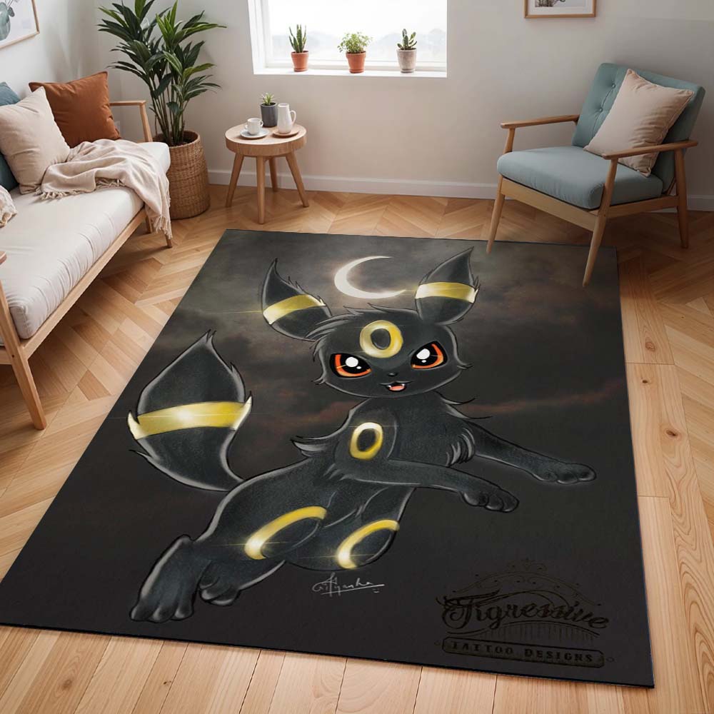 Nachtara Pokémon - Umbreeon Pokemon 16 Teppich - TOK