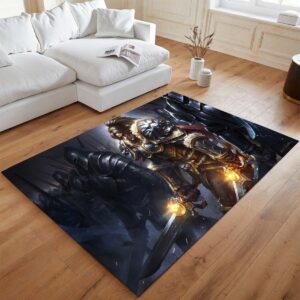Alternative view of Varian Wrynn World of Warcraft Teppich - TOK