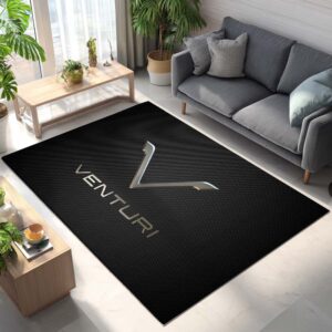 Venturi Metal Logo Teppich - Teppich mit Automotiv-Motiv