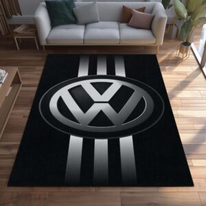 Alternative view of Volkswagen Logo Dark Style Teppich - Teppich mit Automotiv-Motiv