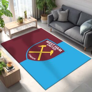 Alternative view of West Ham United Fußballclub 3 (2) Teppich
