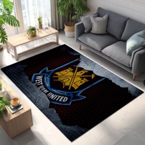 Alternative view of West Ham United Fußballclub 3 Teppich