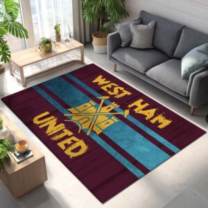 Alternative view of West Ham United Fußballclub 9 Teppich