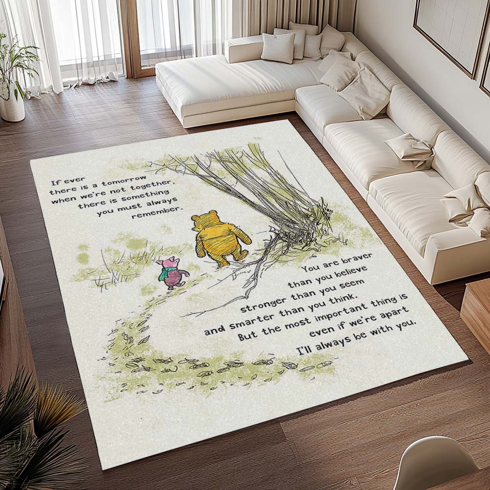 Winnie Pooh und Ferkel 4 Teppich - TOK – Bild 2