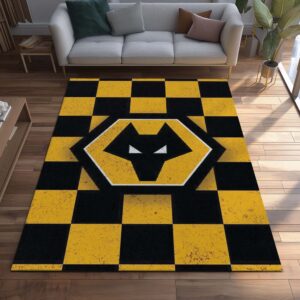 Alternative view of Wolverhampton Wanderers Fußballclub 21 Teppich