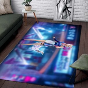 Alternative view of Ahri Kda K Pop Neon Teppich