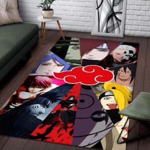 Alternative view of Akatsuki Naruto Anime Teppich