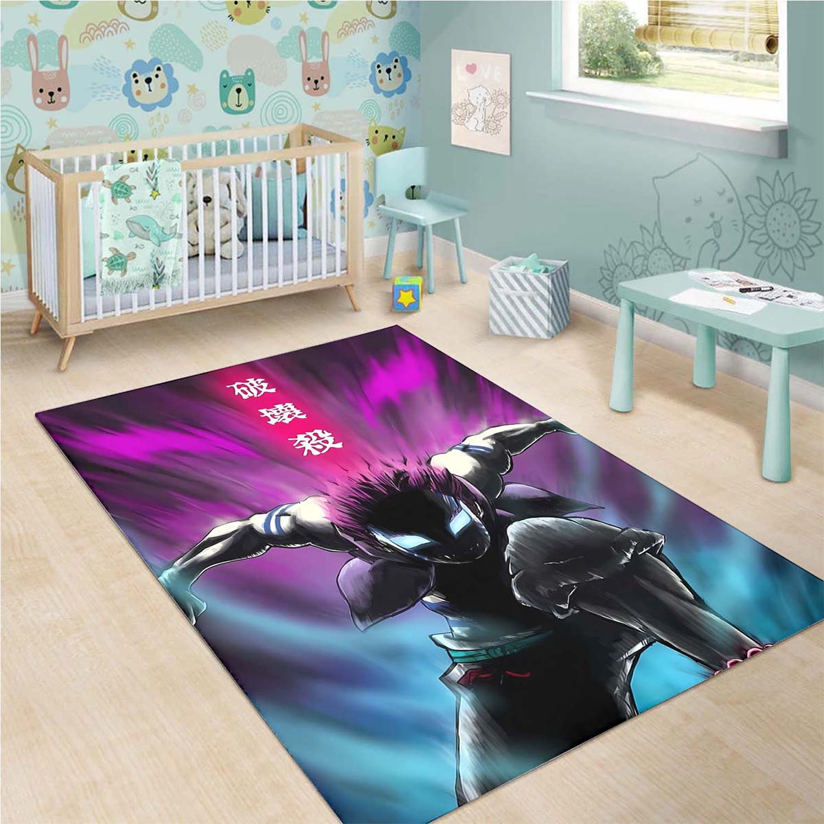 Akaza - Kimetsu No Yaiba Demon Slayer Teppich – Bild 3