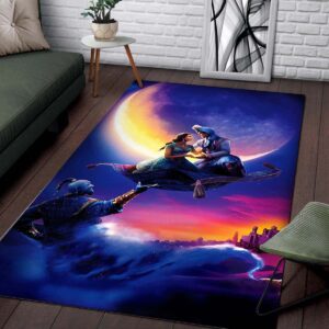 Alternative view of Aladdin Princess Jasmine & Genie Teppich