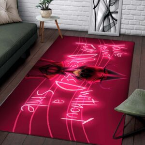 Alternative view of Alastor Hazbin Teppich