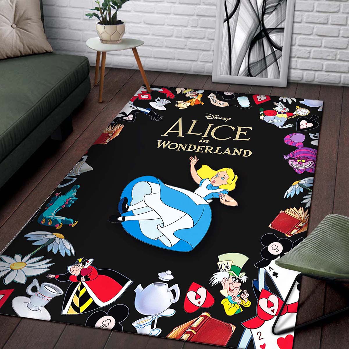 Alice Im Wunderland Teppich – Bild 2
