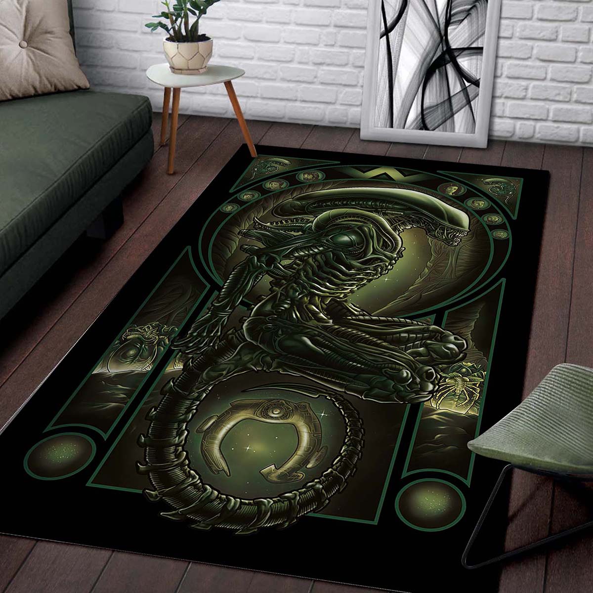 Aliens Home Decor Teppich – Bild 2
