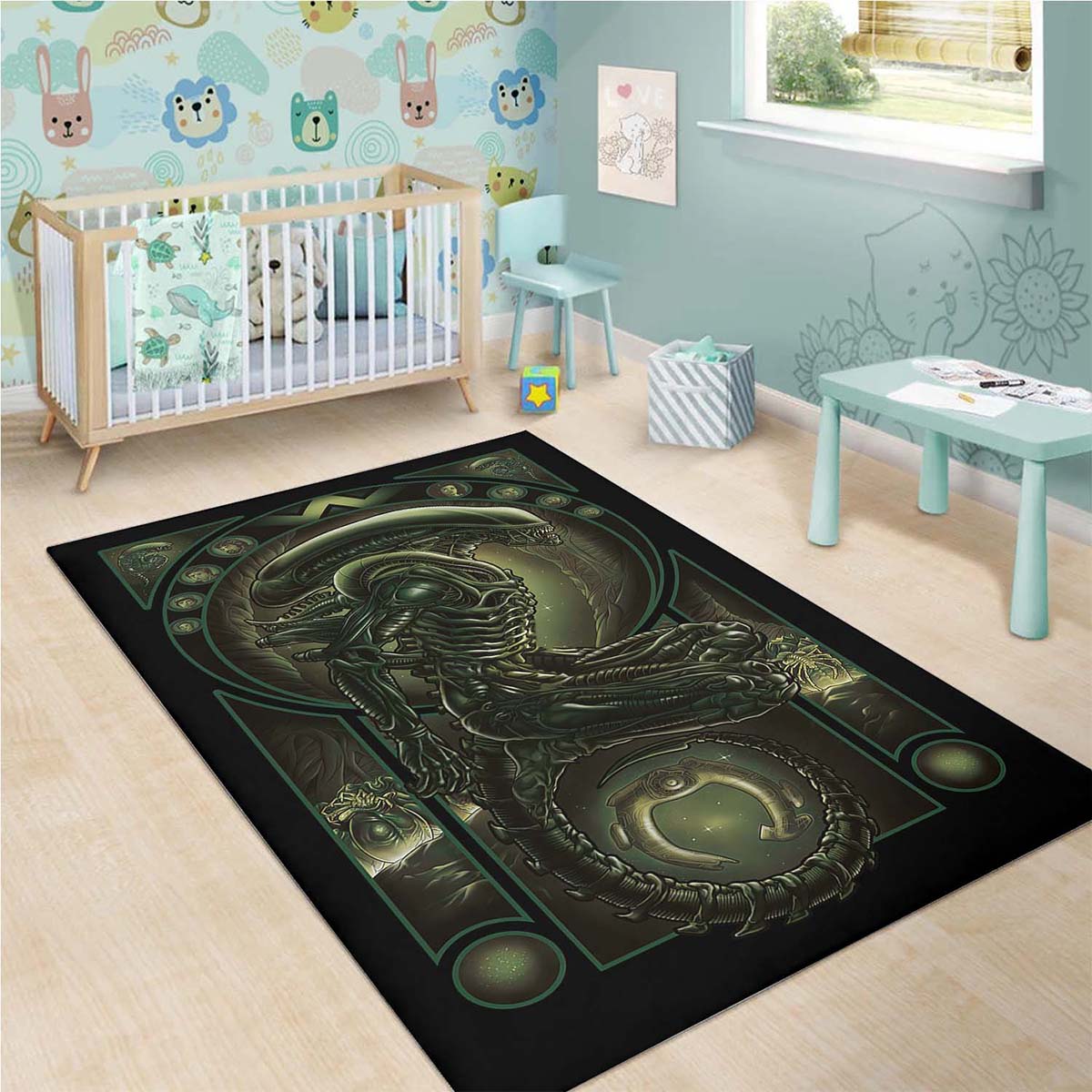 Aliens Home Decor Teppich – Bild 3