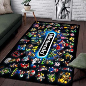 Alternative view of Alle Charakter Nintendo Teppich